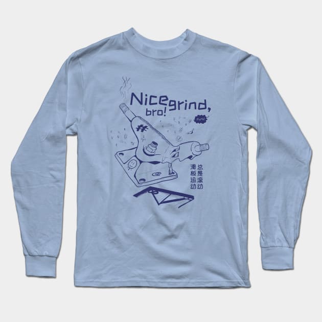 Skate Grind - 2 Long Sleeve T-Shirt by Tomás Arias